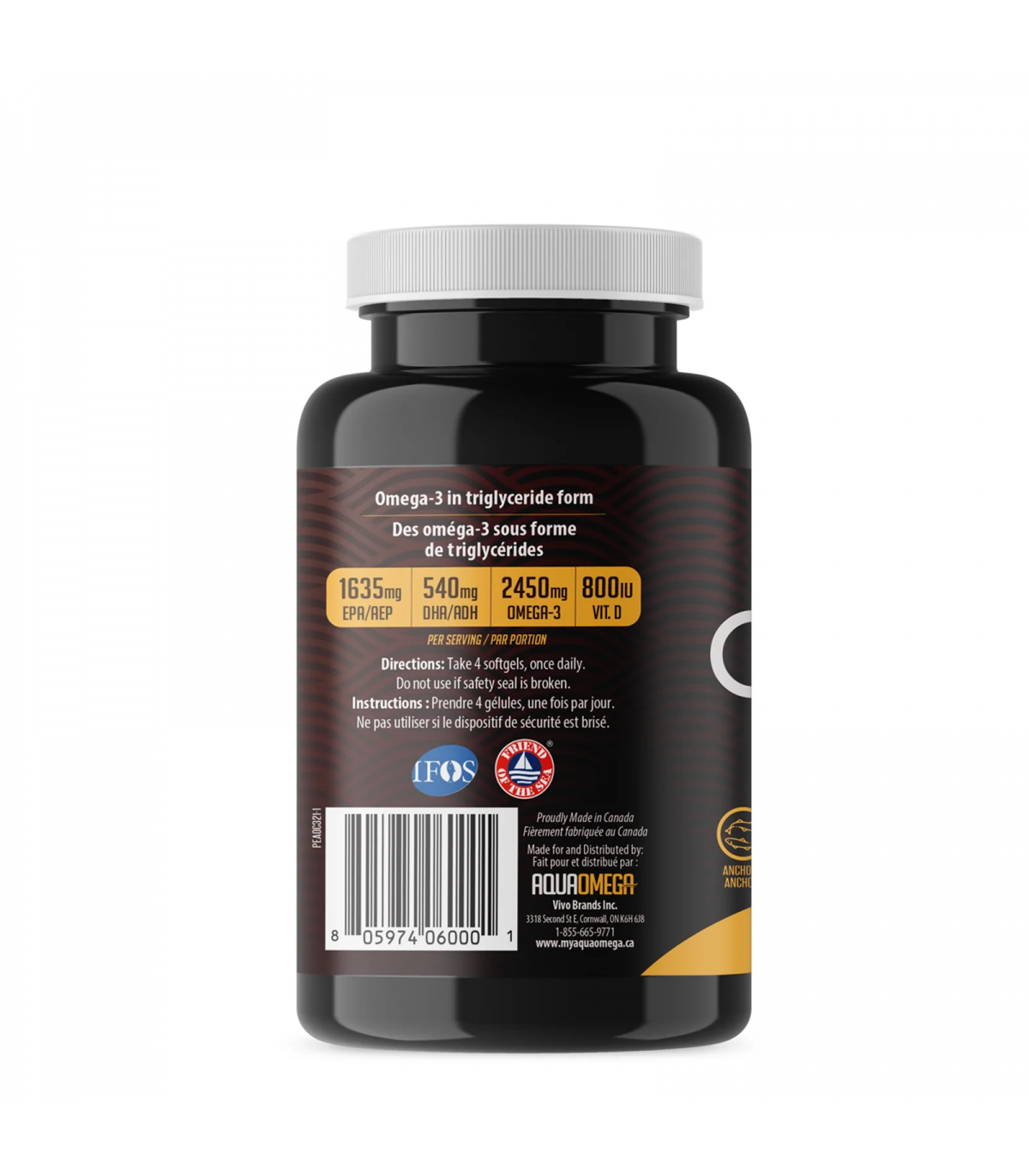 AQUAOMEGA AO 3:1 Daily Maintenance 120 Softgels | Unbeatable Prices, Daily Deals | VITASHOP