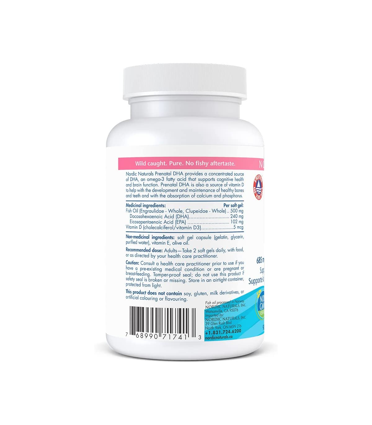 Nordic Naturals Prenatal DHA 90 Softgels | 每天不同折扣, 全网最低价格 | 种类齐全的保健品店铺 VITASHOP, 只有你想不到, 没有你买不到 !