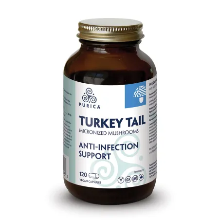 Purica Turkey Tail (Coriolus) 120 Vegi Capsules | Unbeatable Prices, Daily Deals | VITASHOP