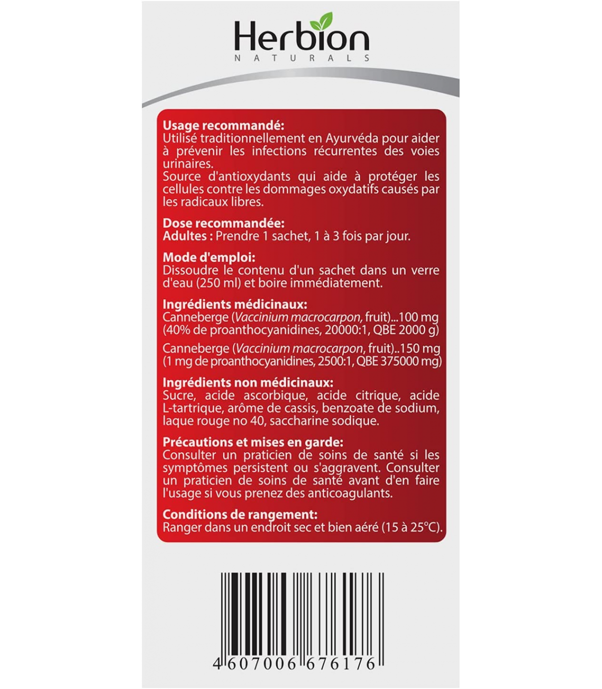 Herbion Cranfit Cranberry Granules 10 pk | Unbeatable Prices, Daily Deals | VITASHOP