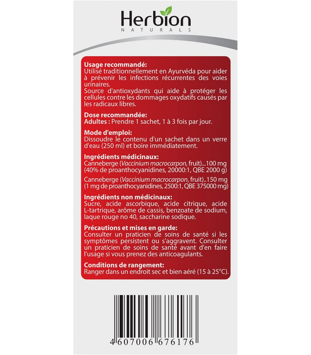 Herbion Cranfit Cranberry Granules 10 pk | Unbeatable Prices, Daily Deals | VITASHOP