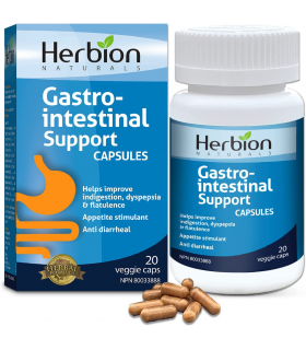 Herbion Gastro-intestinal Support 20 Vegi Capsules | Unbeatable Prices, Daily Deals | VITASHOP