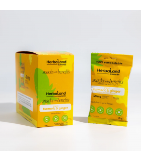 HerbaLand Turmeric & Ginger Pineapple 12 x 40 g | 每天不同折扣, 全网最低价格 | 种类齐全的保健品店铺 VITASHOP, 只有你想不到, 没有你买不到 !