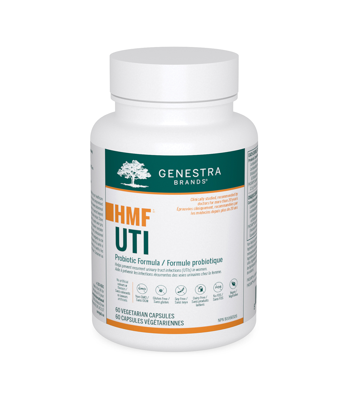 HMF UTI 60 Capsules | Safest & Easiest Shopping Vitamins Online | VITASHOP