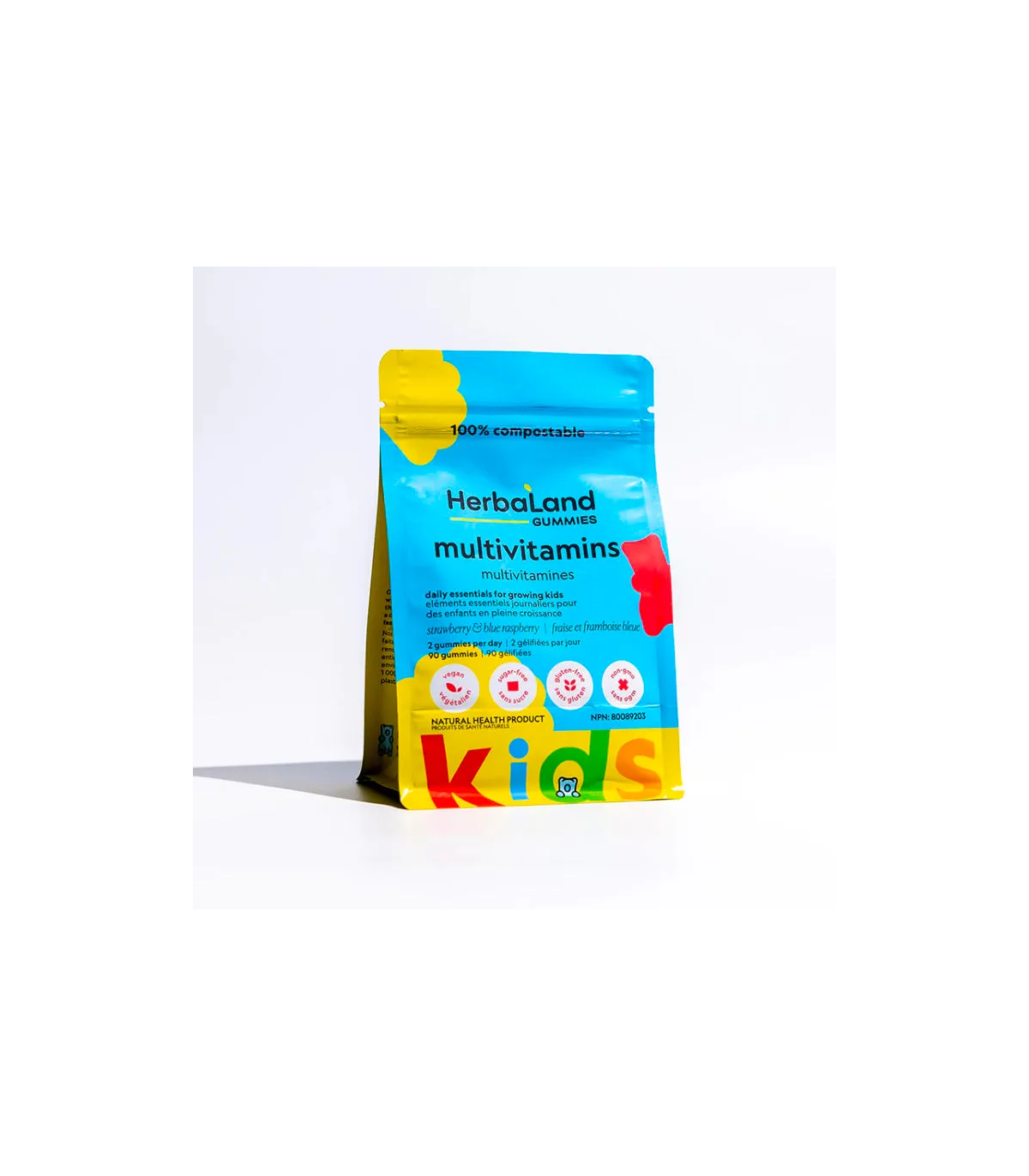 HerbaLand 허벌랜드 Gummy For Kids 종합 비타민 90 구미 | 매일 업데이트되는 특가 상품 | VITASHOP