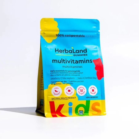 HerbaLand 허벌랜드 Gummy For Kids 종합 비타민 90 구미 | 매일 업데이트되는 특가 상품 | VITASHOP