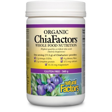 ChiaFactors biologiques, 360 g | Safest & Easiest Shopping Vitamins Online | VITASHOP