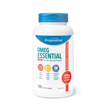 Progressive Nutritionals OmegEssential Forte 120 Softgels | Unbeatable Prices, Daily Deals | VITASHOP
