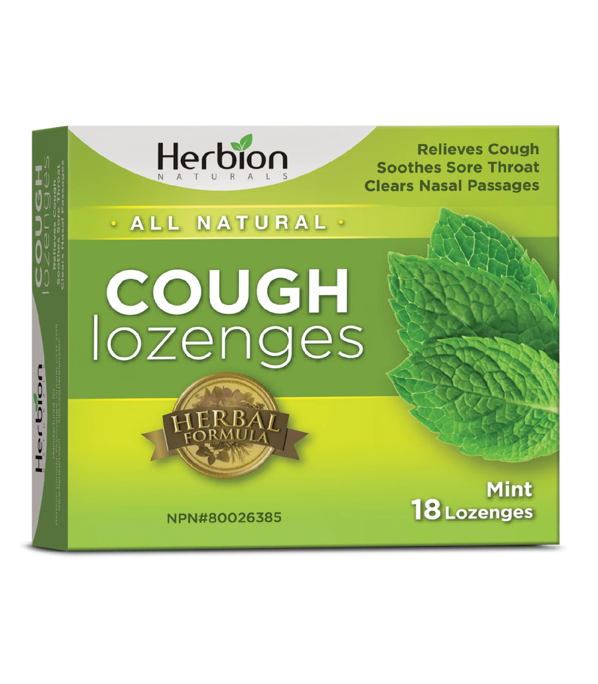 Herbion Mint Cough 18 Lozenges | Safest & Easiest Shopping Vitamins Online | VITASHOP