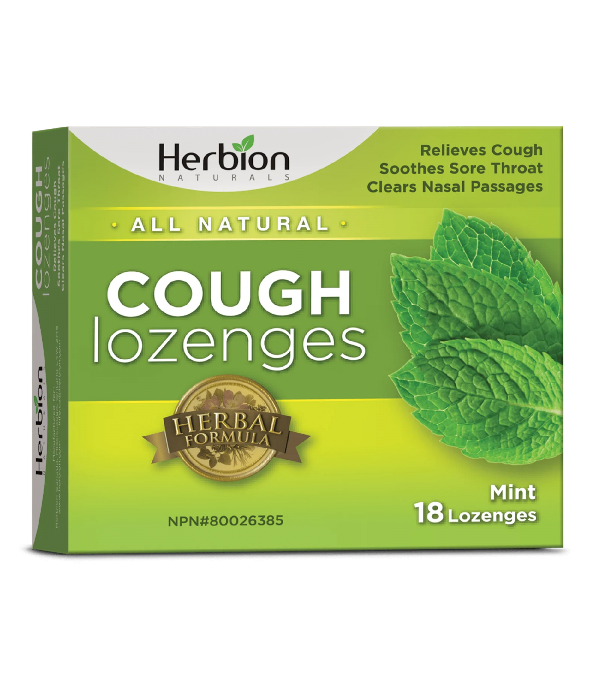 Herbion Mint Cough 18 Lozenges | Safest & Easiest Shopping Vitamins Online | VITASHOP
