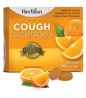 Herbion Orange Cough 18 Lozenges | Safest & Easiest Shopping Vitamins Online | VITASHOP