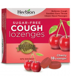 Herbion Sugar Free Cherry Cough 18 Lozenges * 6box | Safest & Easiest Shopping Vitamins Online | VITASHOP