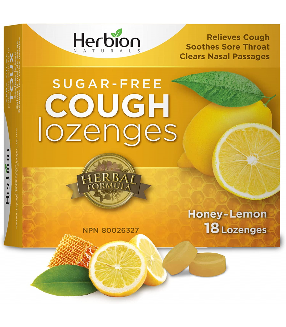 Herbion Herbion Sugar Free Honey Lemon 18 Lozenges * 6box | 每天不同折扣, 全网最低价格 | 种类齐全的保健品店铺 VITASHOP, 只有你想不到, 没有你买不到 !