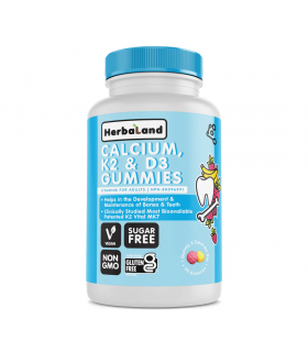 Gummies For Adults Calcium K2 D3 90 Gummies | Safest & Easiest Shopping Vitamins Online | VITASHOP