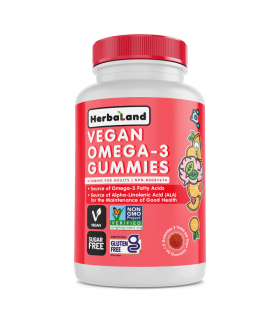 HerbaLand Gummy For Adults Vegan Omega3 90 Gummies | Unbeatable Prices, Daily Deals | VITASHOP