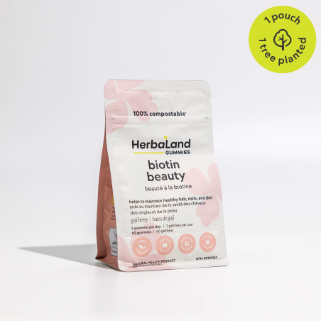HerbaLand Gummies For Adults Biotin Beauty 60 Gummies | Unbeatable Prices, Daily Deals | VITASHOP