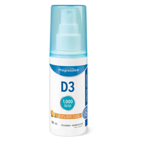 Progressive Nutritionals 프로그레시브 뉴트리션스 D3 스프레이 내추럴 오렌지 58ml 스프레이 | 매일 업데이트되는 특가 상품 | VITASHOP