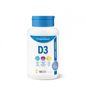 Progressive Nutritionals Vitamin D3 180 Softgels | Unbeatable Prices, Daily Deals | VITASHOP
