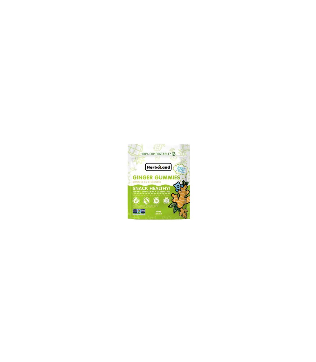 HerbaLand Turmeric & Ginger Eco Size 6 x 240 g | Unbeatable Prices, Daily Deals | VITASHOP
