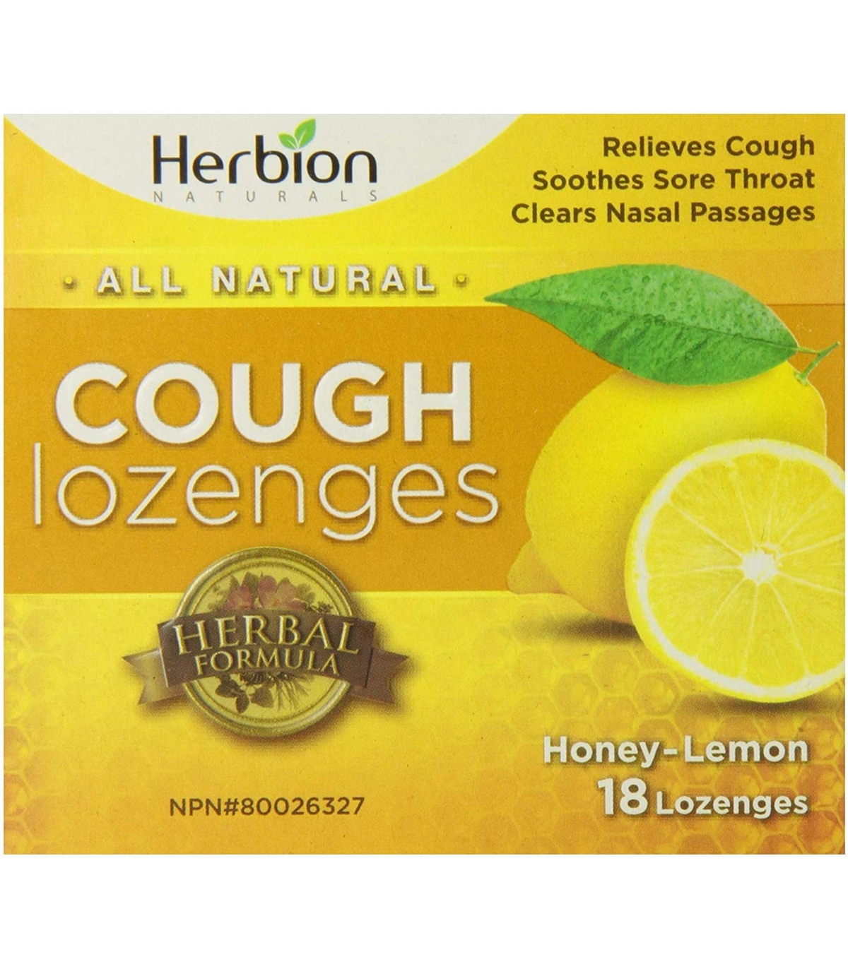 Honey Lemon Cough 18 Lozenges | Safest & Easiest Shopping Vitamins Online | VITASHOP