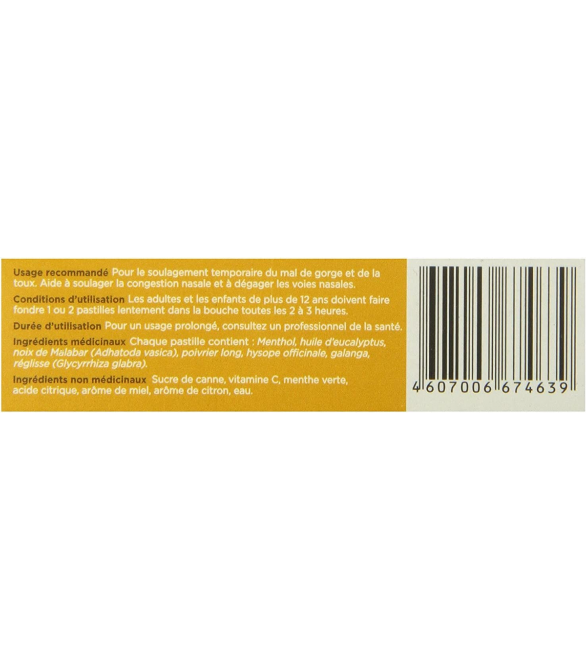 Honey Lemon Cough 18 Lozenges | Safest & Easiest Shopping Vitamins Online | VITASHOP