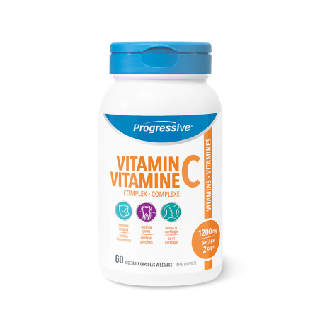 Progressive Nutritionals 프로그레시브 뉴트리션스 비타민 C 컴플렉스 60캡슐 | 매일 업데이트되는 특가 상품 | VITASHOP