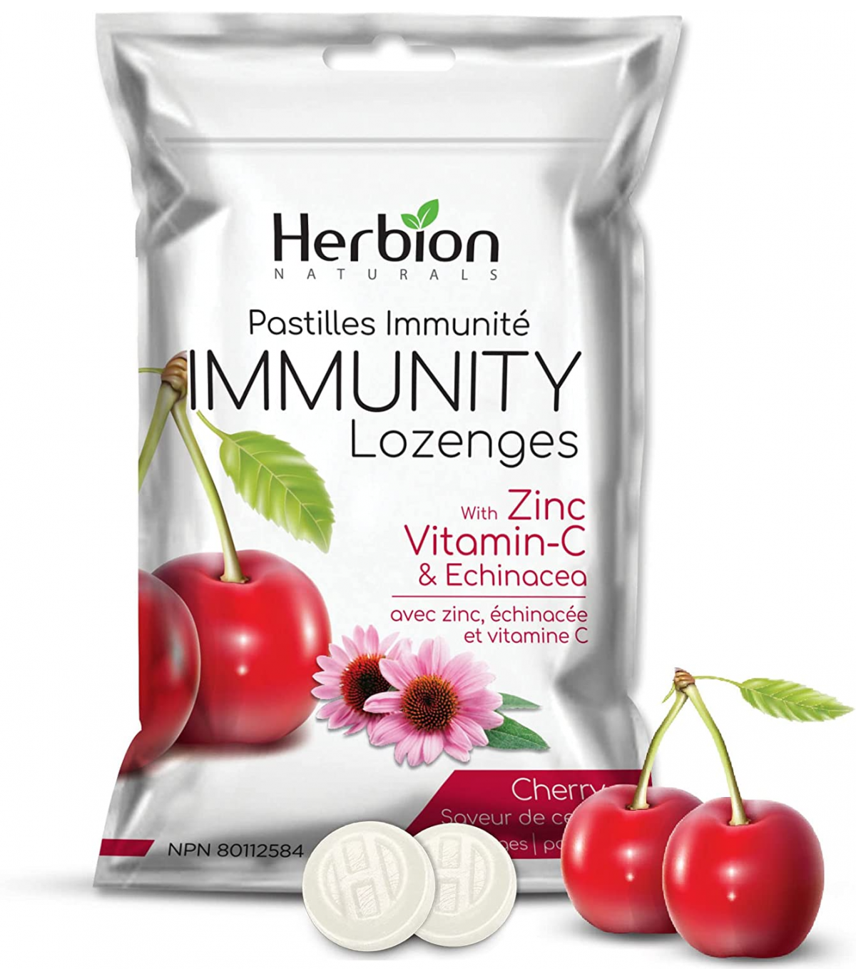 Herbion Immunity Cherry 25 Lozenges | Unbeatable Prices, Daily Deals | VITASHOP