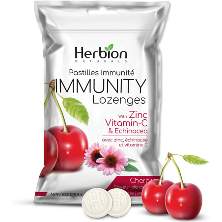 Herbion Immunity Cherry 25 Lozenges | Unbeatable Prices, Daily Deals | VITASHOP
