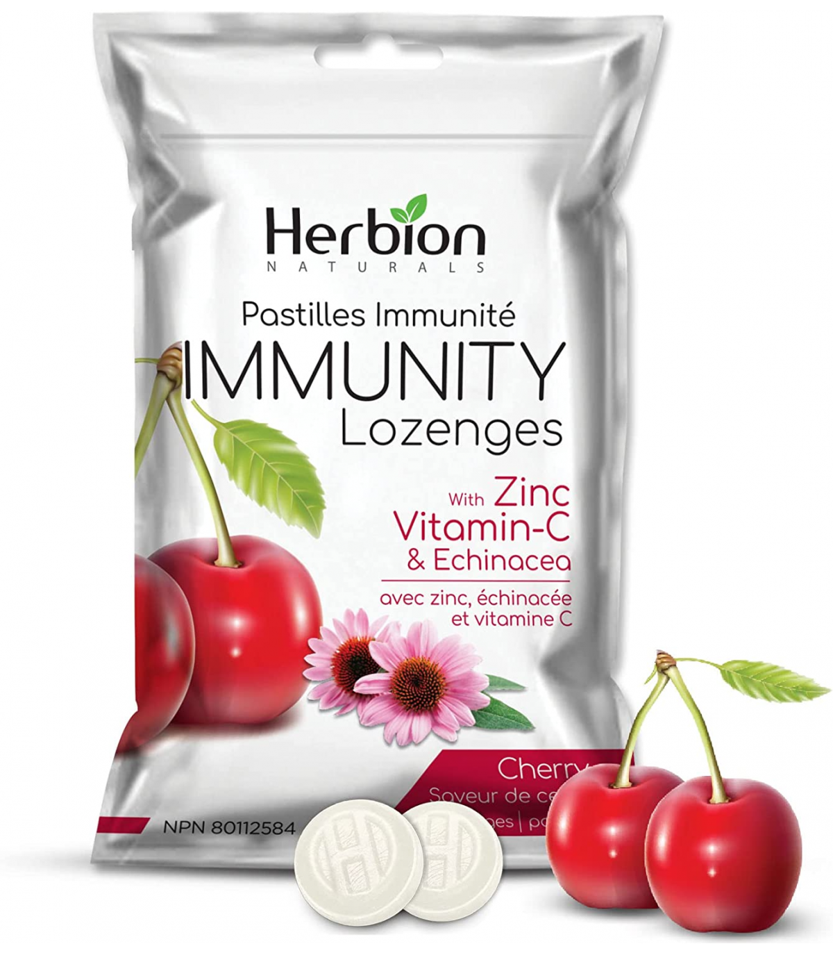 Herbion Immunity Cherry 25 Lozenges | Unbeatable Prices, Daily Deals | VITASHOP