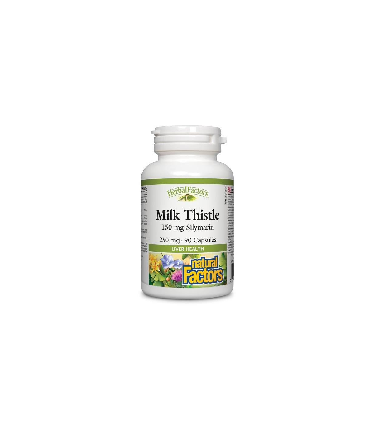 Natural Factors 내추럴 팩터스 HerbalFactors 밀크 시슬, 90 캡슐 | 매일 업데이트되는 특가 상품 | VITASHOP