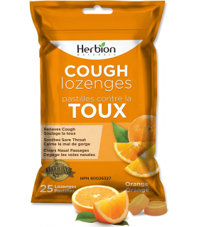 Herbion Orange Cough Pouches 25 Lozenges | Unbeatable Prices, Daily Deals | VITASHOP