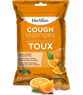 Herbion Orange Cough Pouches 25 Lozenges | Unbeatable Prices, Daily Deals | VITASHOP