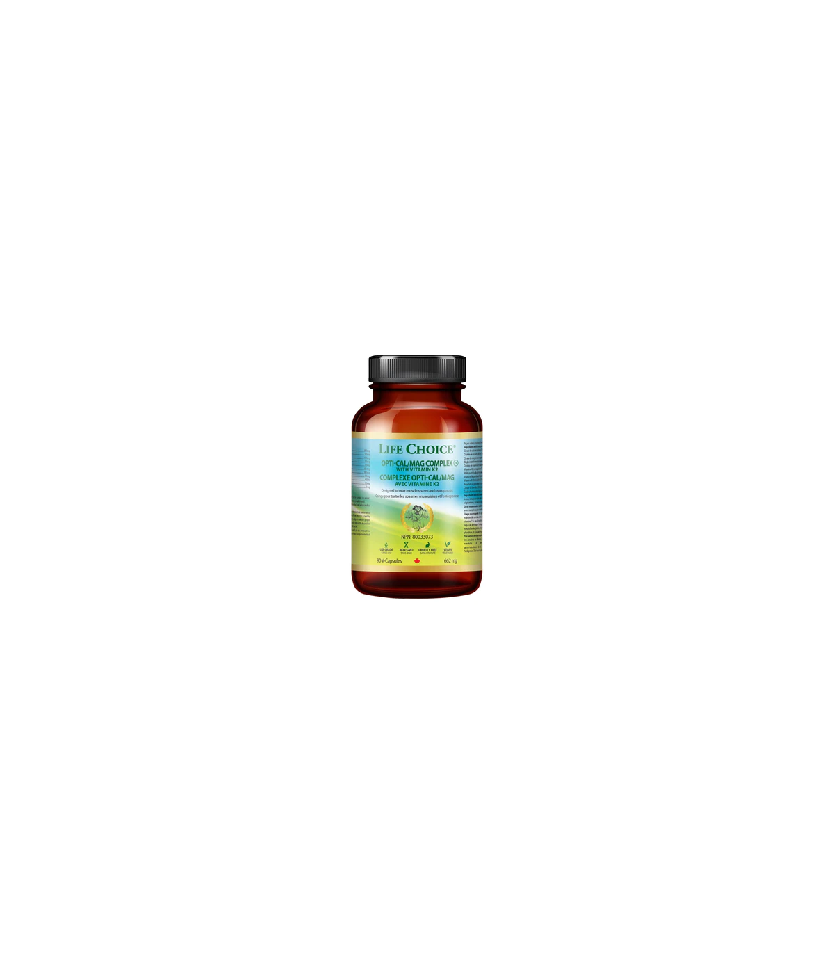 LIFE CHOICE 라이프 초이스 Opti-Cal/Mag With 비타민 K2 90 식물성 캡슐 | 매일 업데이트되는 특가 상품 | VITASHOP