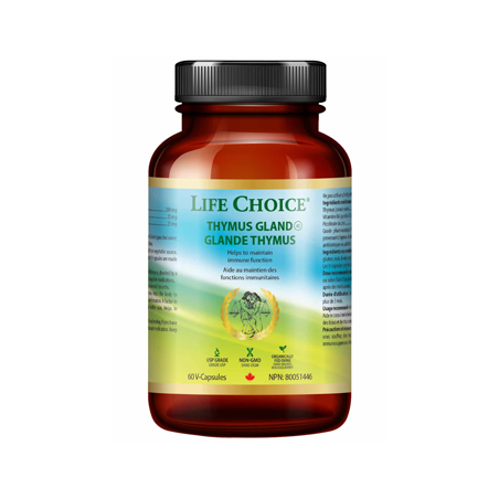 LIFE CHOICE Thymus Gland 60 Vegi Capsules | Unbeatable Prices, Daily Deals | VITASHOP