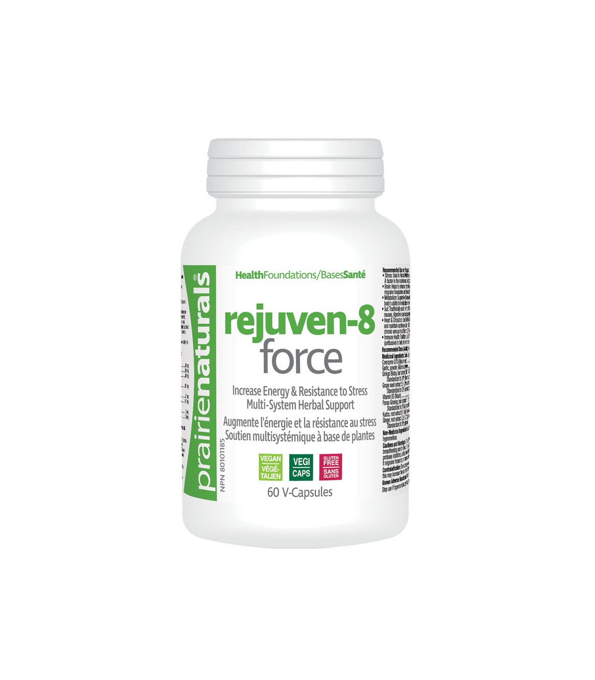 Prairie Naturals Rejuven-8 Force 60 V-Capsules | 每天不同折扣, 全网最低价格 | 种类齐全的保健品店铺 VITASHOP, 只有你想不到, 没有你买不到 !
