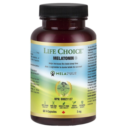 Melapure Melatonin 3 mg 60 Vegi Capsules | Safest & Easiest Shopping Vitamins Online | VITASHOP