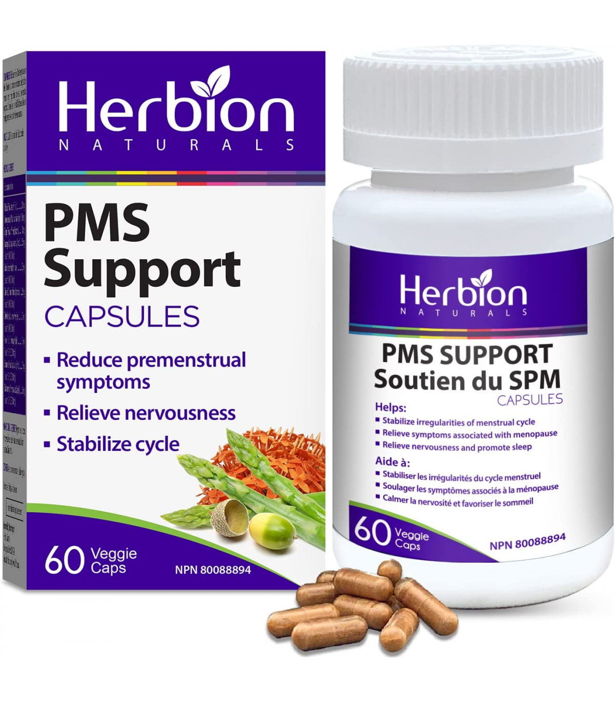 Herbion PMS Support 60 Vegi Capsules | Unbeatable Prices, Daily Deals | VITASHOP