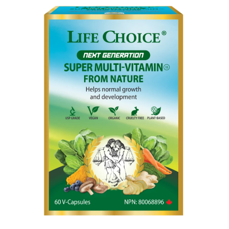 LIFE CHOICE Super Multi Vitamin From Nature 60 Vegi Capsules | Unbeatable Prices, Daily Deals | VITASHOP