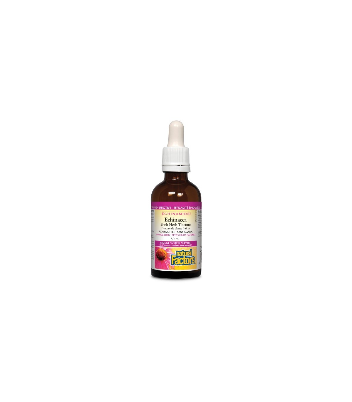 Natural Factors 내추럴 팩터스 ECHINAMIDE Echinacea 무알코올 프레시 허브 팅크 50mL | 매일 업데이트되는 특가 상품 | VITASHOP