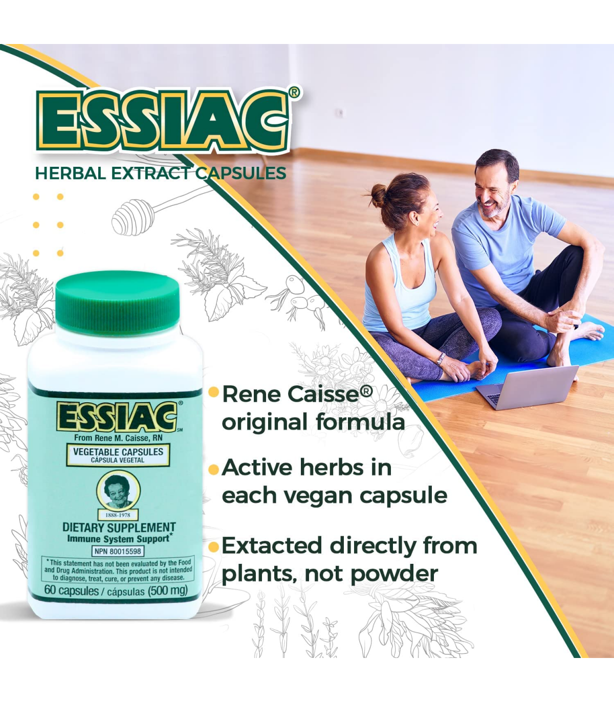 Essiac Essiac Immune System Support 60 Vegi Capsules | Unbeatable Prices, Daily Deals | VITASHOP