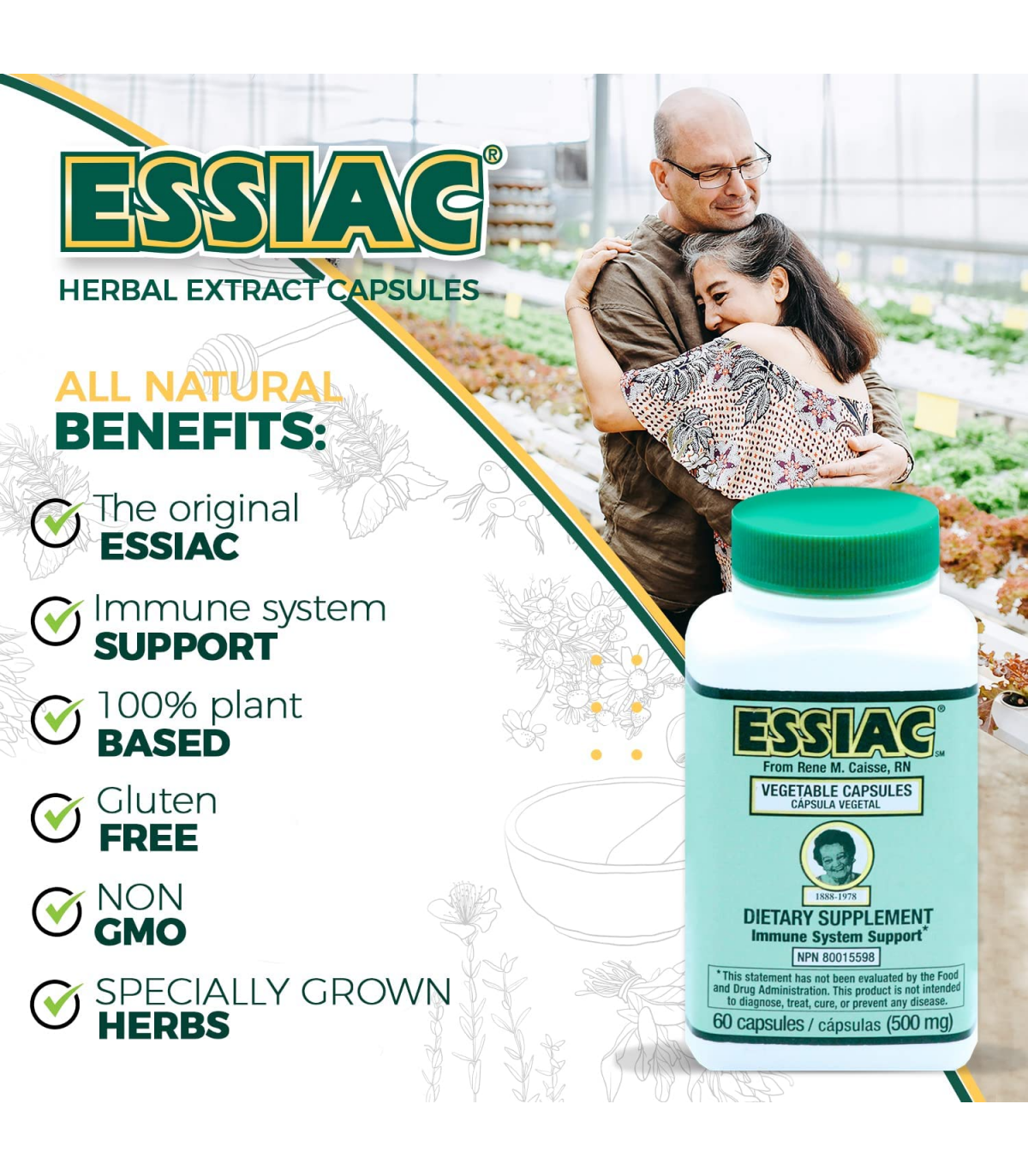 Essiac Essiac Immune System Support 60 Vegi Capsules | Unbeatable Prices, Daily Deals | VITASHOP
