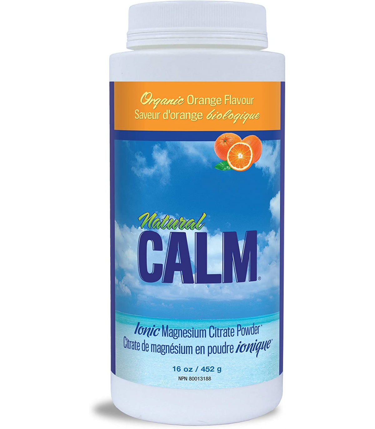 Natural Calm Orange 452 g | Safest & Easiest Shopping Vitamins Online | VITASHOP