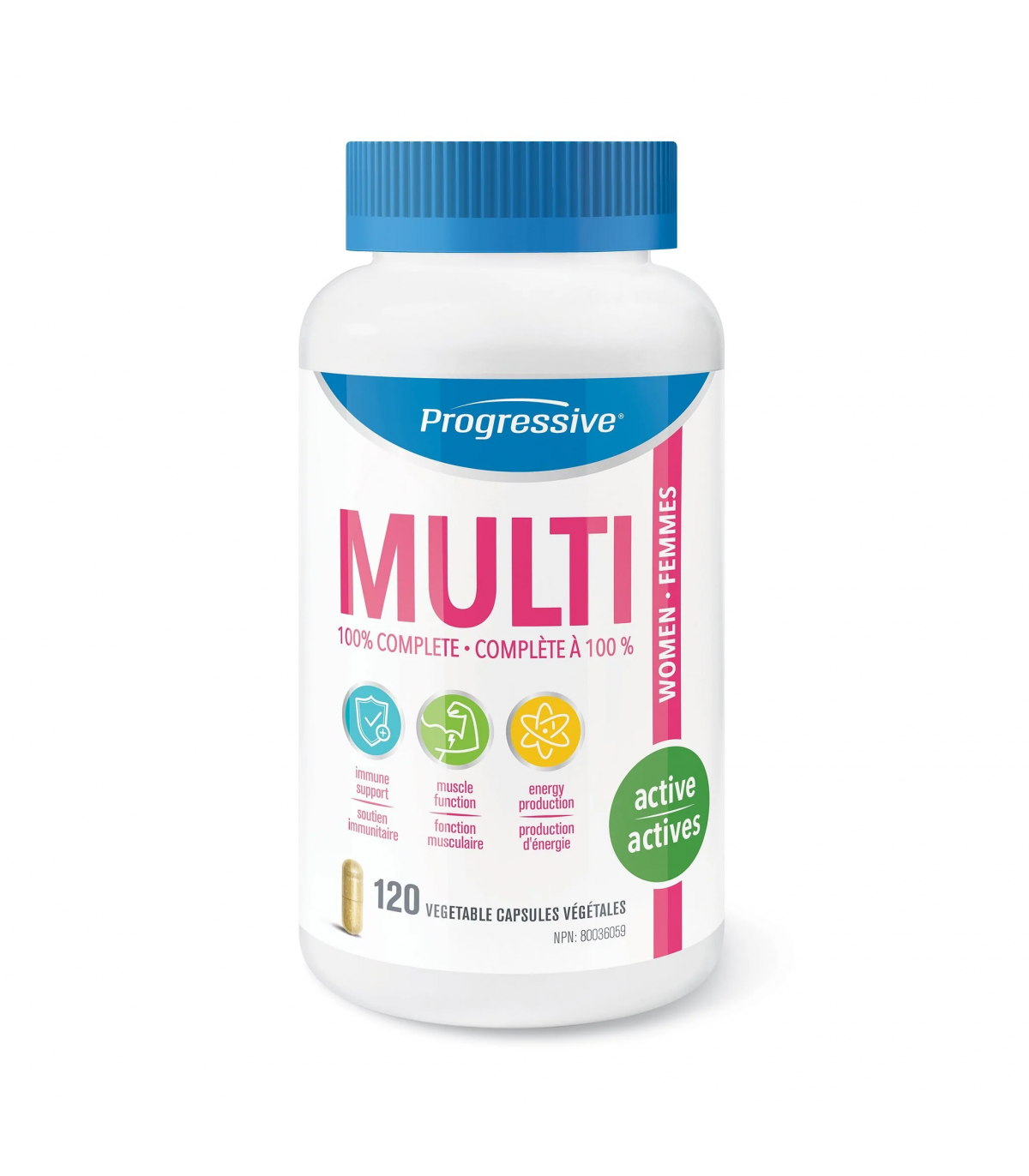 Progressive Nutritionals 프로그레시브 뉴트리션스 활동적인 여성을 위한 멀티 비타민 & 미네랄 120캡슐 | 매일 업데이트되는 특가 상품 | VITASHOP
