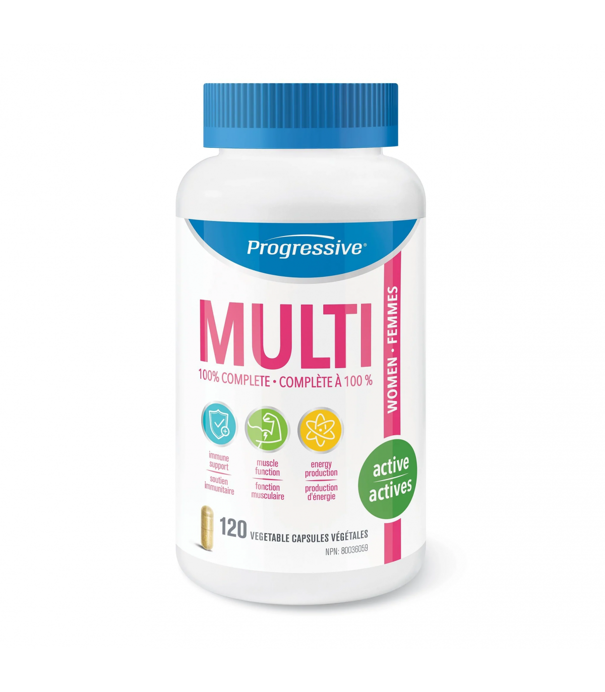 Progressive Nutritionals 프로그레시브 뉴트리션스 활동적인 여성을 위한 멀티 비타민 & 미네랄 120캡슐 | 매일 업데이트되는 특가 상품 | VITASHOP