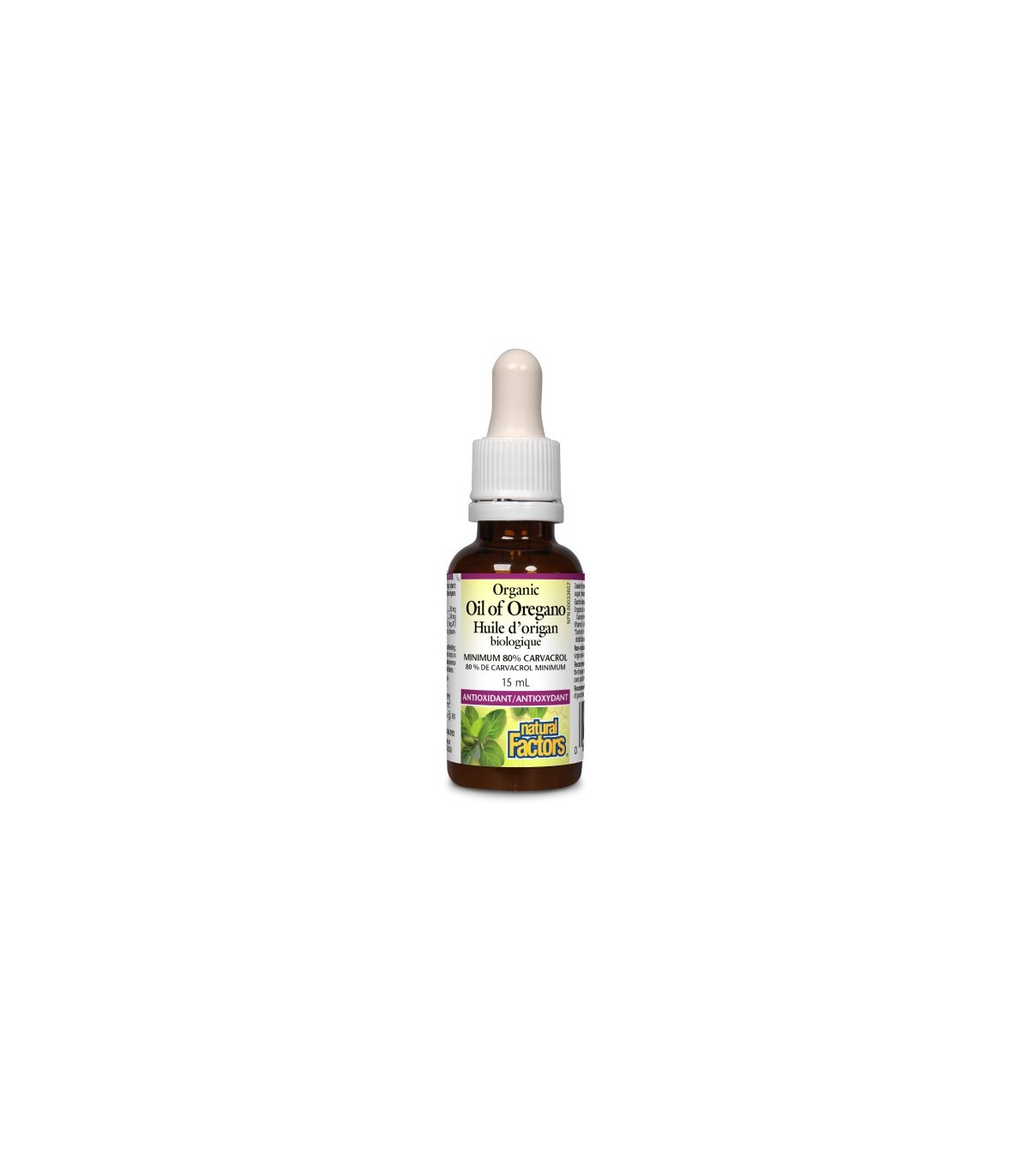 Natural Factors Organic Oil of Oregano, 15 mL | Unbeatable Prices, Daily Deals | VITASHOP