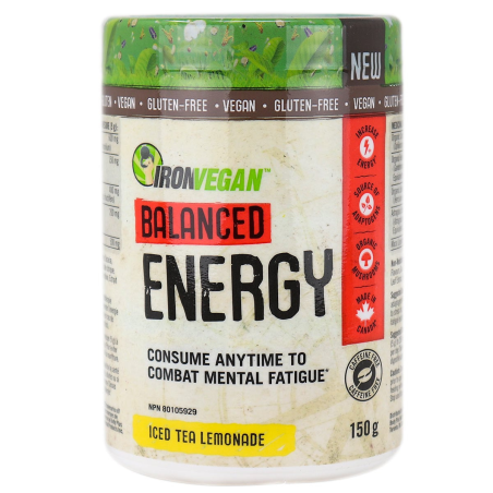 Iron Vegan 아이언 비건 밸런스드 에너지 아이스티 레모네이드 150g | 매일 업데이트되는 특가 상품 | VITASHOP