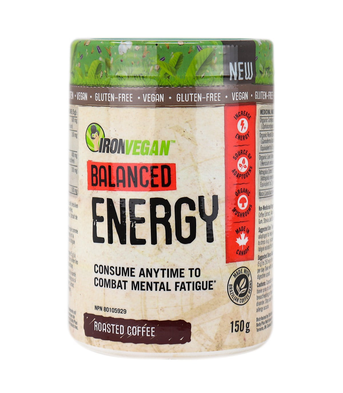 Balanced Energy Roasted Coffee 150 g | Safest & Easiest Shopping Vitamins Online | VITASHOP