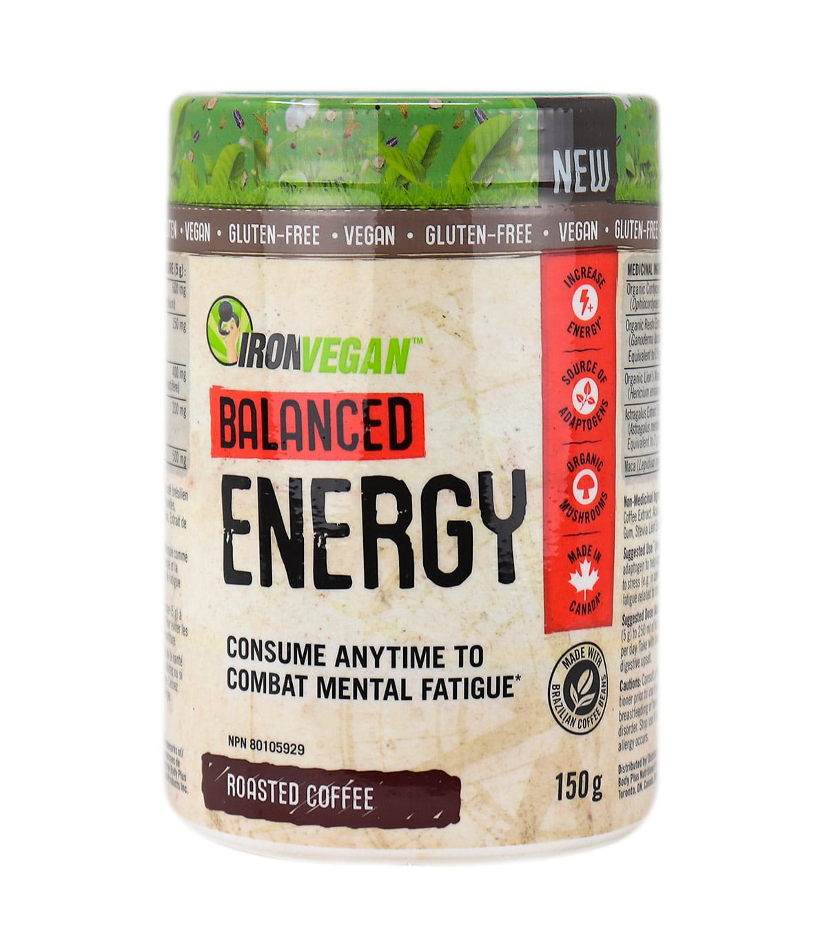 Balanced Energy Roasted Coffee 150 g | Safest & Easiest Shopping Vitamins Online | VITASHOP