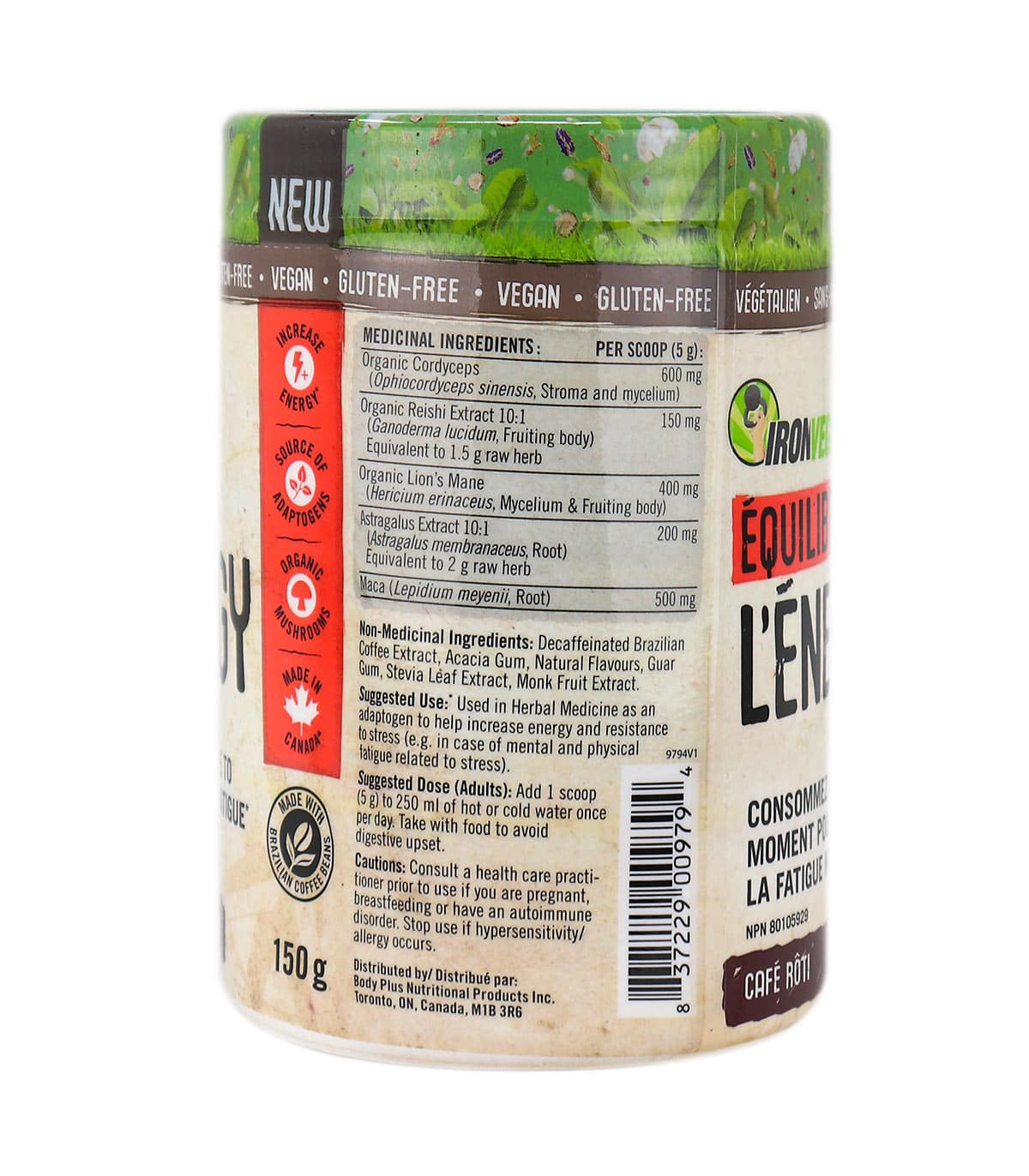 Balanced Energy Roasted Coffee 150 g | Safest & Easiest Shopping Vitamins Online | VITASHOP