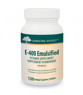 E-400 Emulsified 120 Softgels | Safest & Easiest Shopping Vitamins Online | VITASHOP